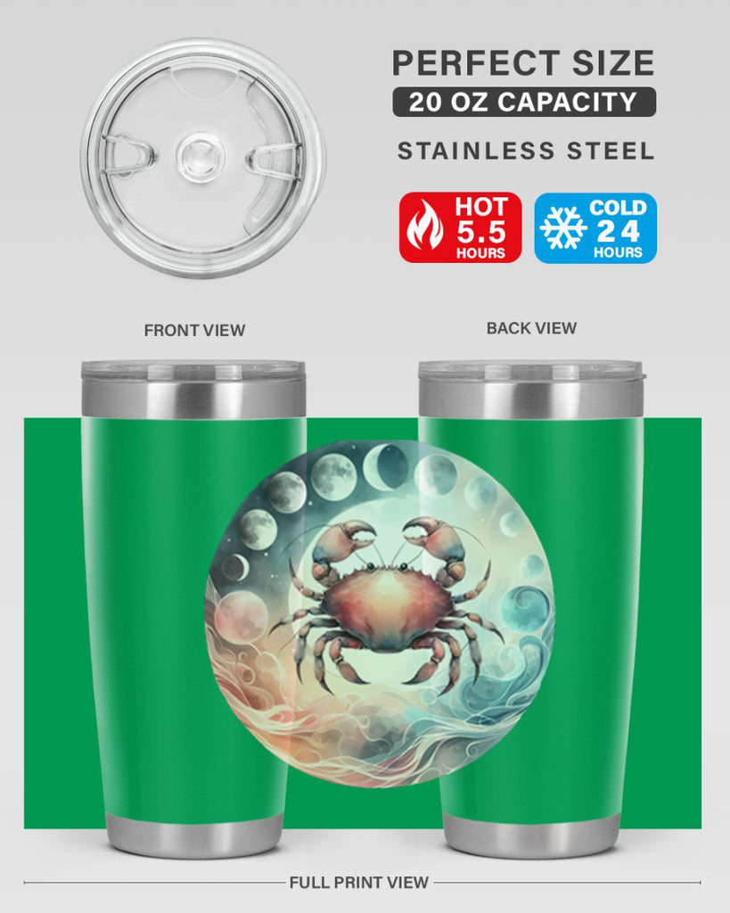 cancer 167#- zodiac- Tumbler