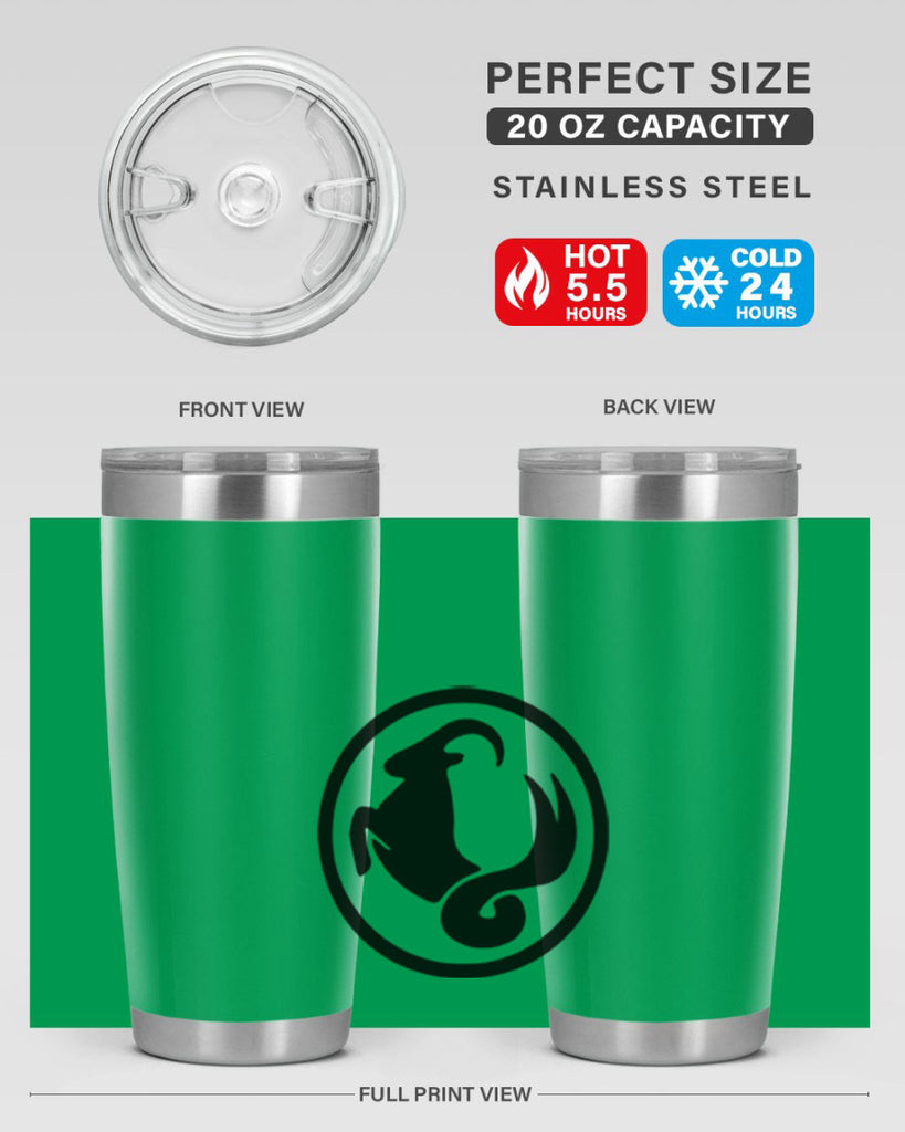 capricorn 203#- zodiac- Tumbler