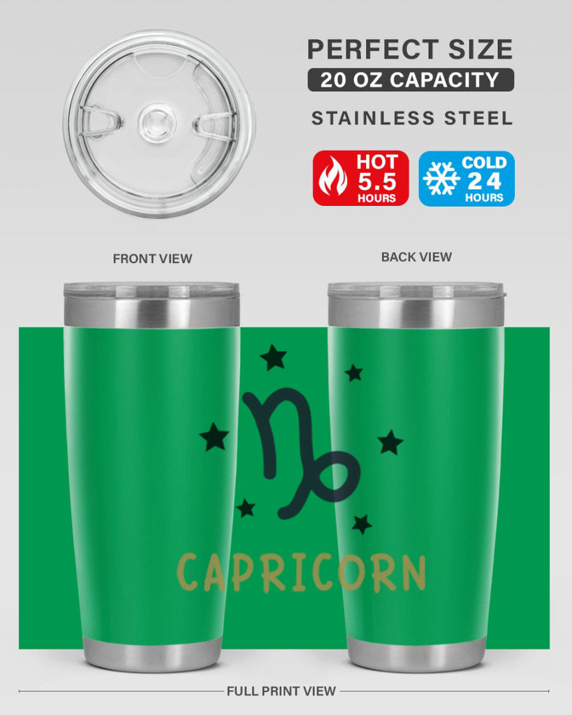 capricorn 206#- zodiac- Tumbler