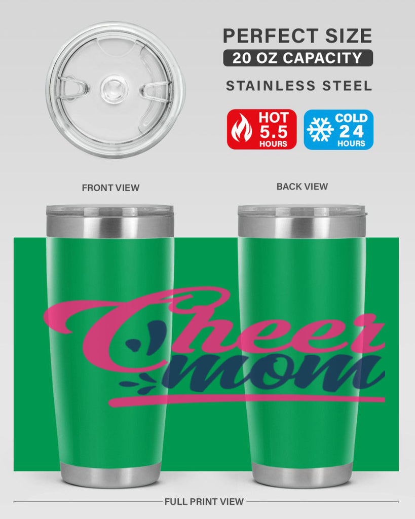 cheer mom 1745#- cheer- Tumbler
