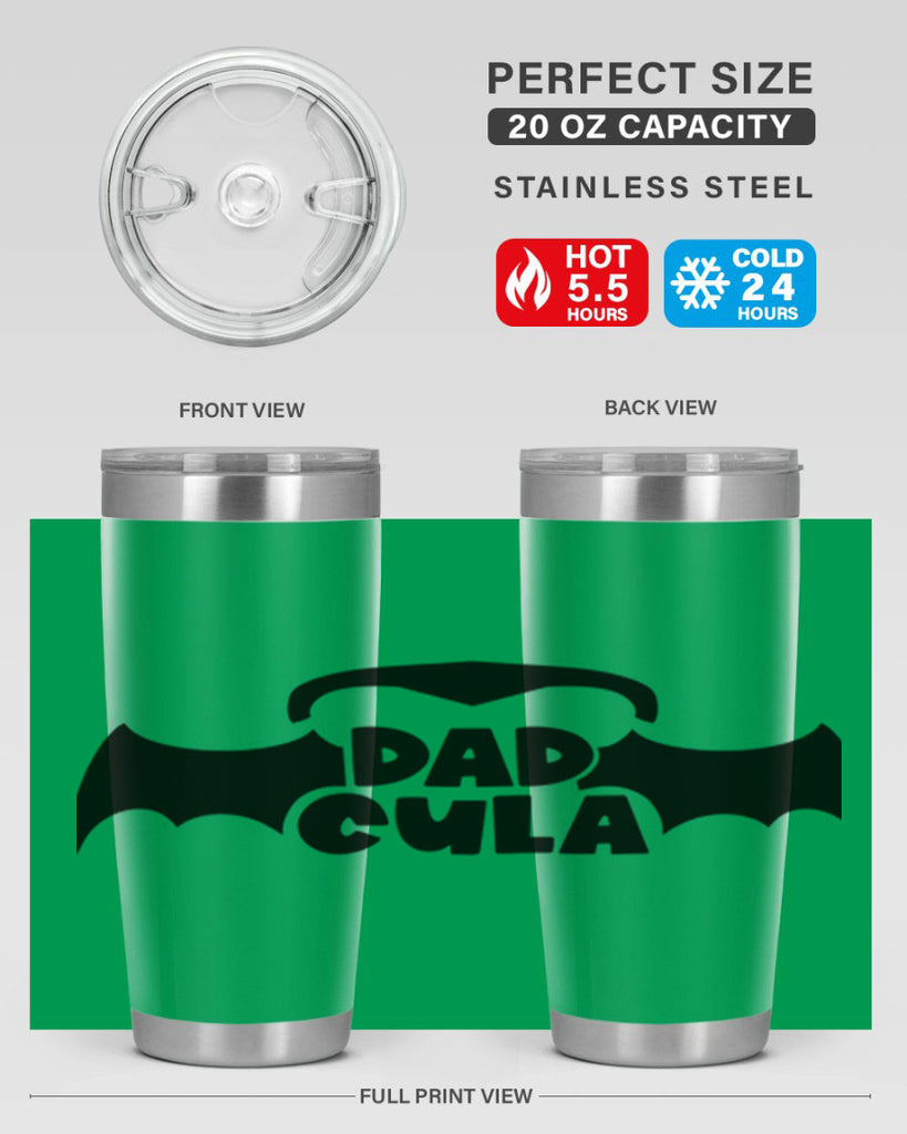 dadcula 80#- halloween- Tumbler