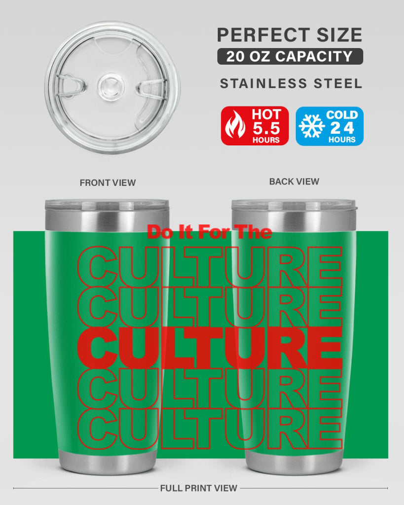 do it for the culture 170#- black words phrases- Cotton Tank