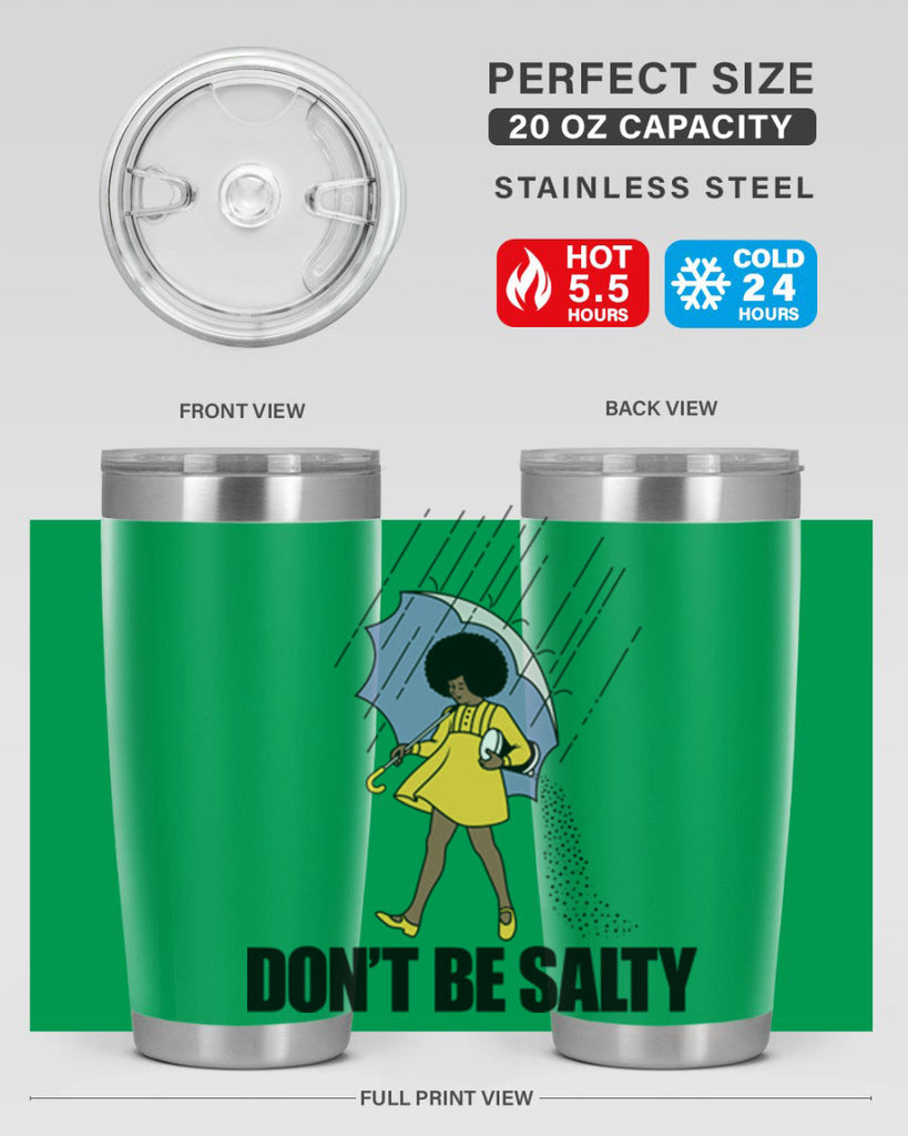 dont be salty 169#- black words phrases- Cotton Tank