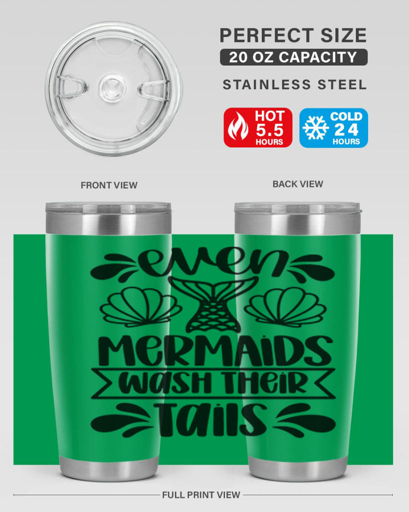 even mermaids wash their tails 42#- bathroom- Tumbler