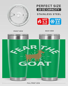 fear the goat Style 4#- goat- Tumbler