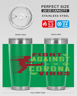 fight against corona virus Style 41#- corona virus- Tumbler