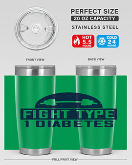 fight type diabetes Style 37#- diabetes- Tumbler