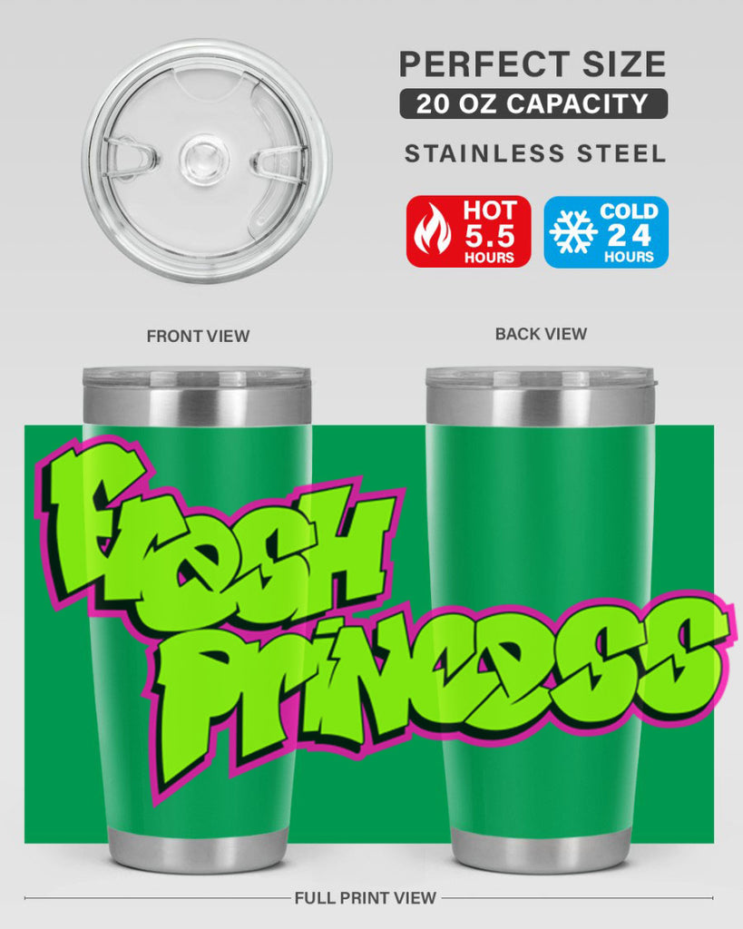 fresh princess 145#- black words phrases- Cotton Tank