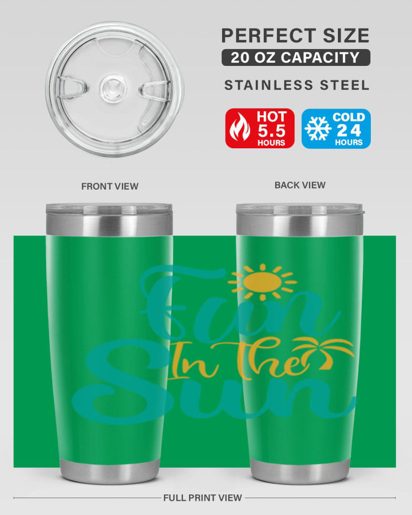 fun in the sun Style 104#- summer- Tumbler