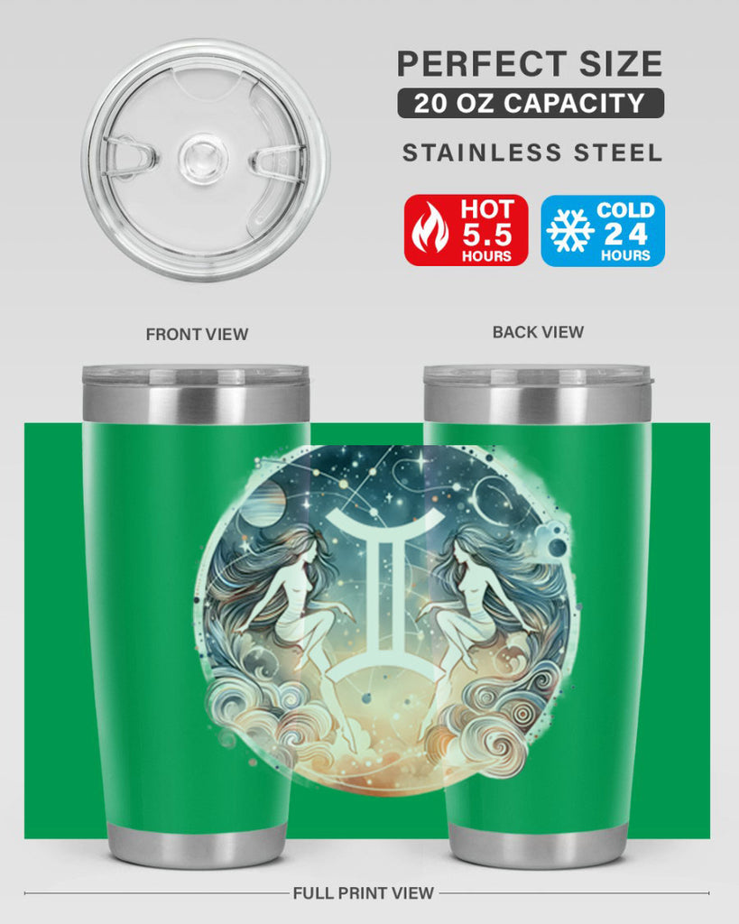 gemini 247#- zodiac- Tumbler