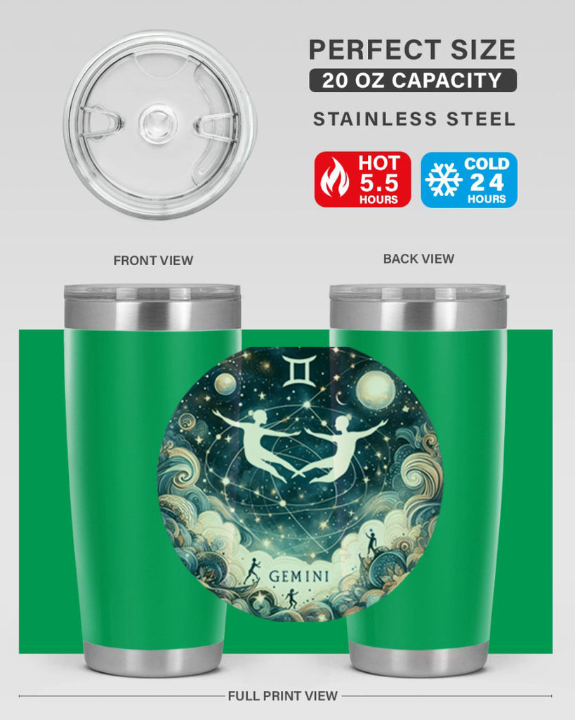 gemini 249#- zodiac- Tumbler