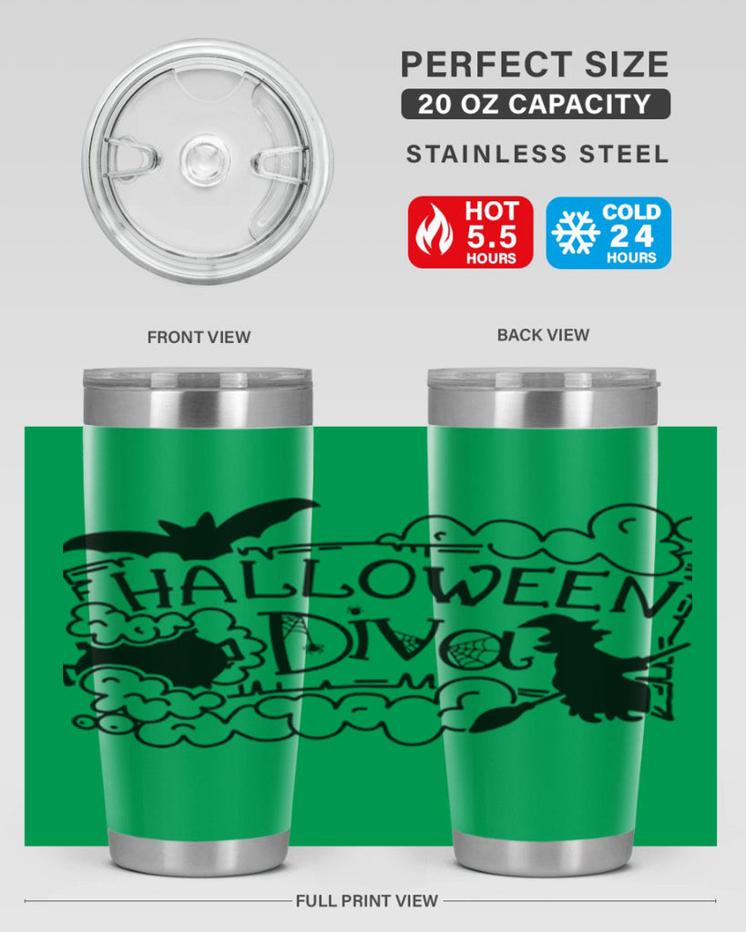 halloween diva 74#- halloween- Tumbler