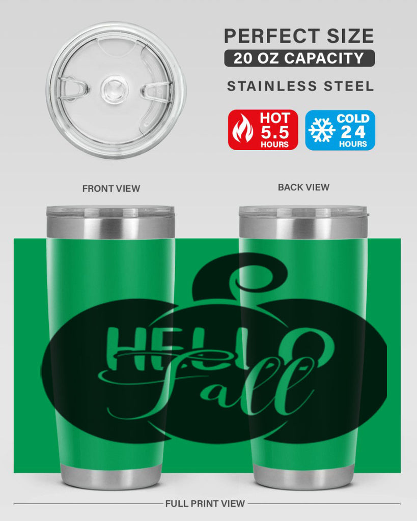 hello fall 275#- fall- Tumbler