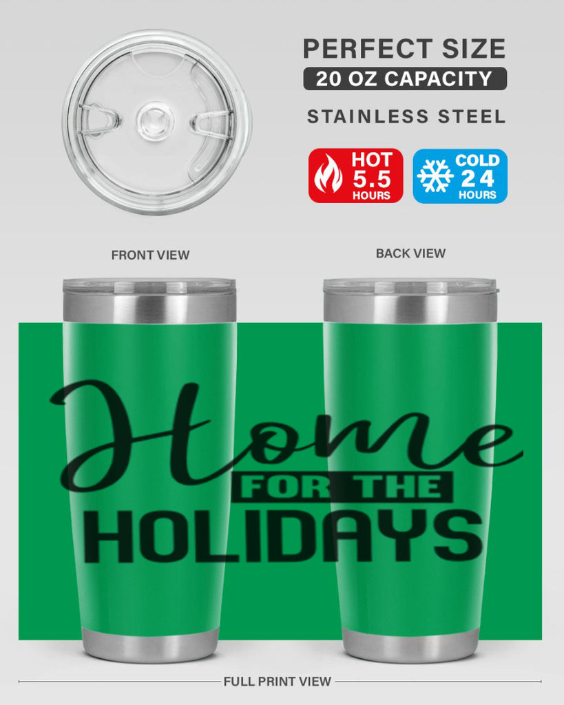 home for the holidays 194#- winter- Tumbler