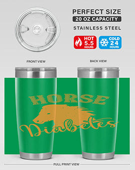 horse diabetes Style 34#- diabetes- Tumbler