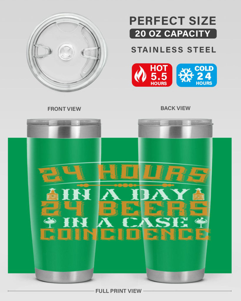 hours in a day beers in a case coincidence 56#- drinking- Tumbler