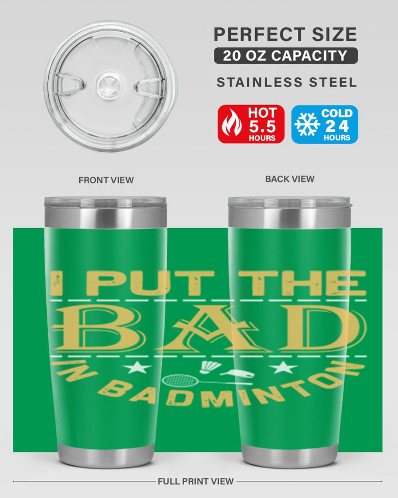 i 1056#- badminton- Tumbler