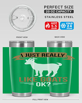i just really like goats ok Style 3#- goat- Tumbler