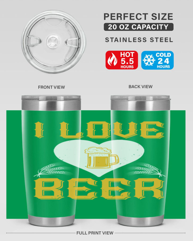 i love beer 74#- beer- Tumbler
