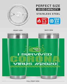 i survived coronavirus Style 33#- corona virus- Tumbler