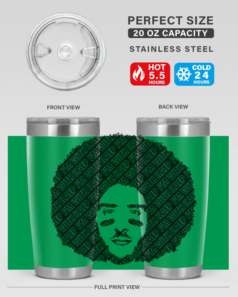 imwithkaep 24#- black men - boys- tumbler