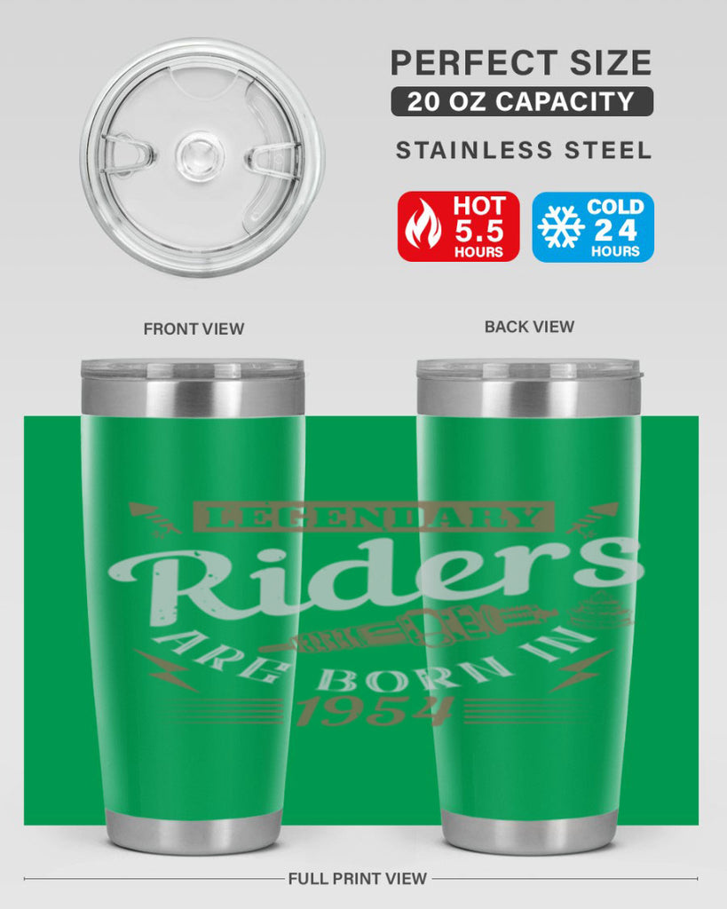 legendary riders are born in Style 60#- birthday- tumbler