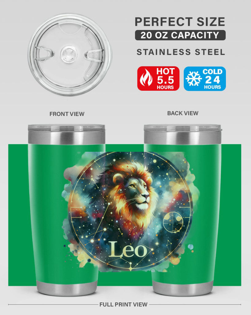 leo 312#- zodiac- Tumbler