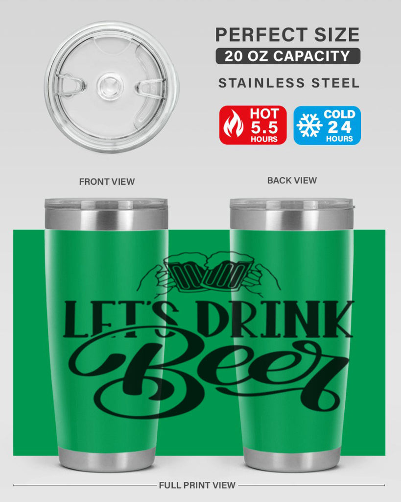 lets drink beer 29#- beer- Tumbler