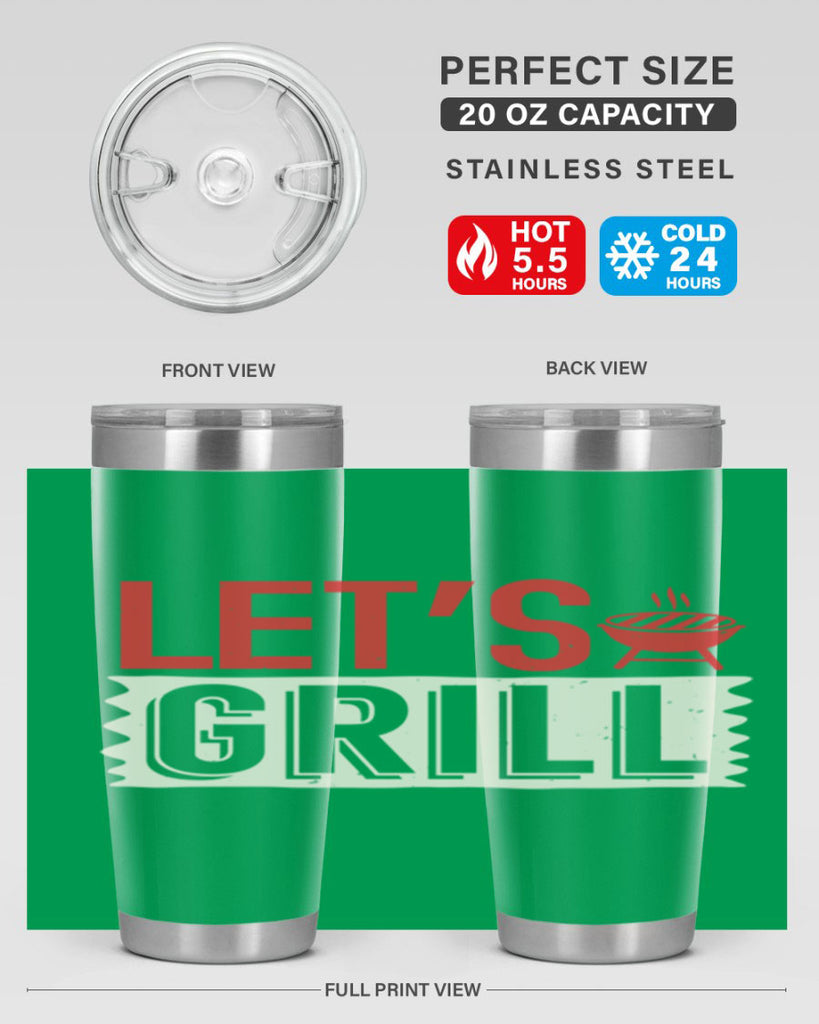 lets grill 25#- bbq- Tumbler