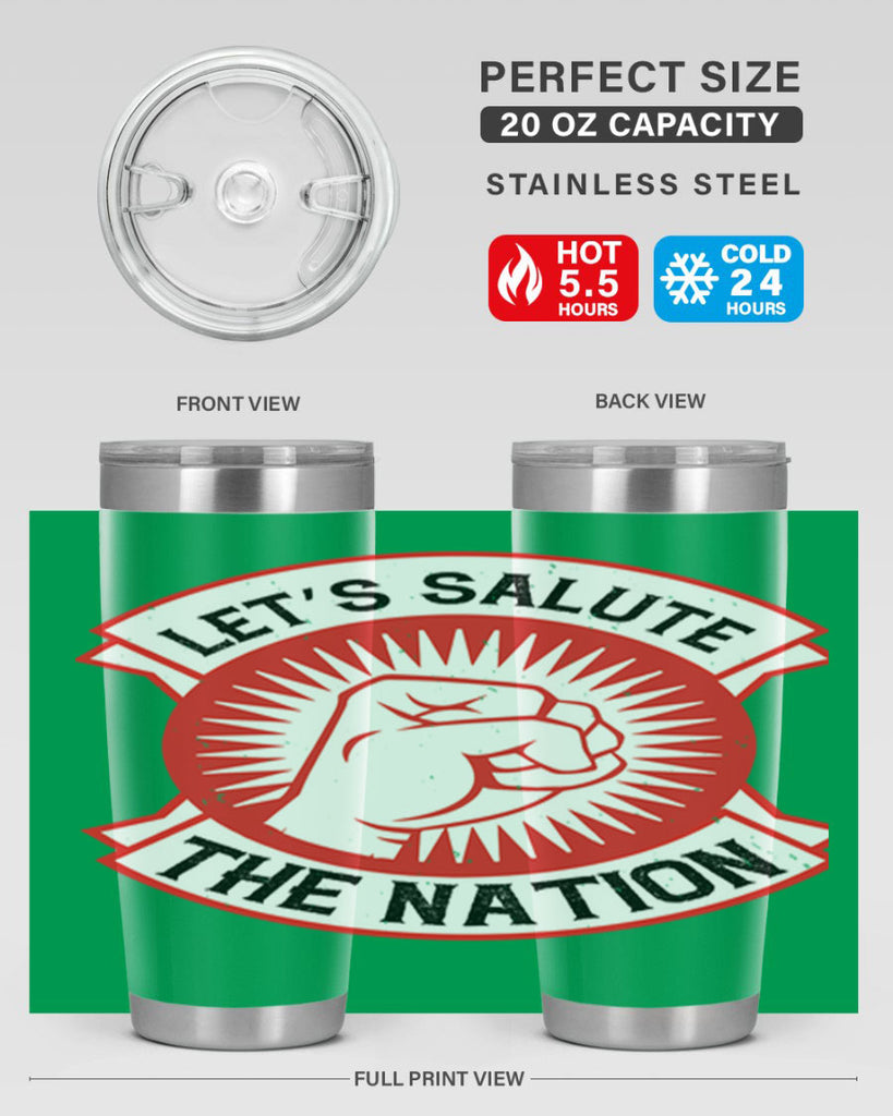 lets selut the nation Style 126#- Fourt Of July- Tumbler