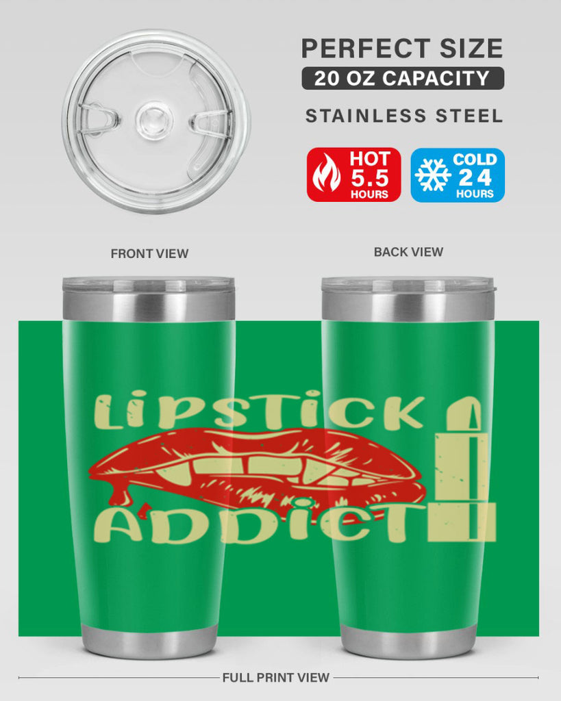 lipstick addict Style 197#- make up- Tumbler