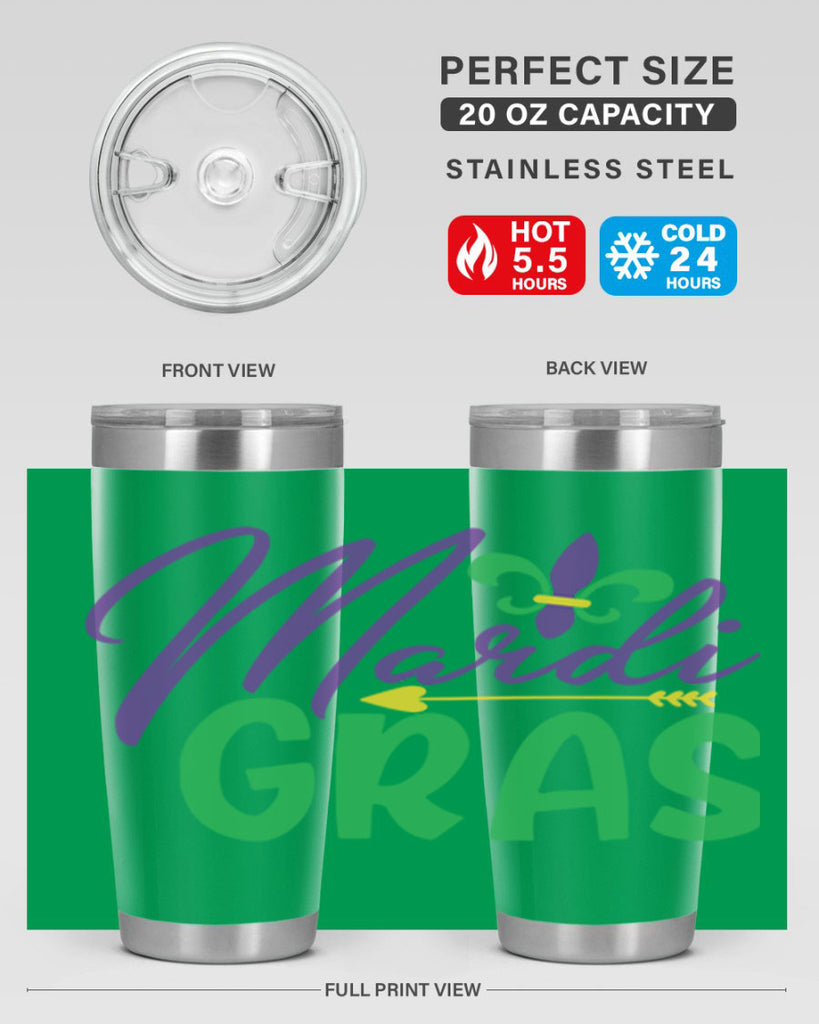 mardi gras 76#- mardi gras- Tumbler