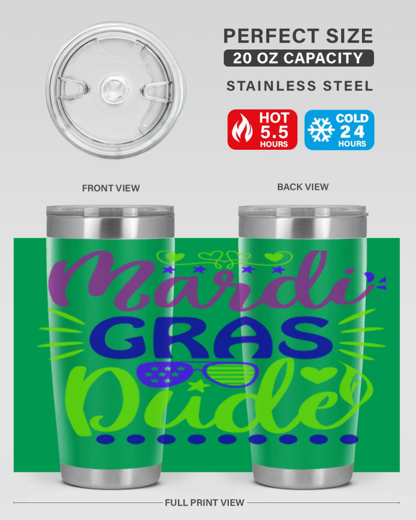 mardi gras dude 9#- mardi gras- Tumbler