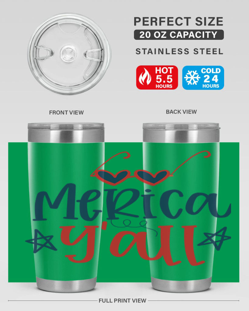 merica y all Style 82#- Fourt Of July- Tumbler
