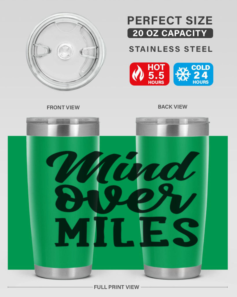 mind over miles 28#- gym- Tumbler