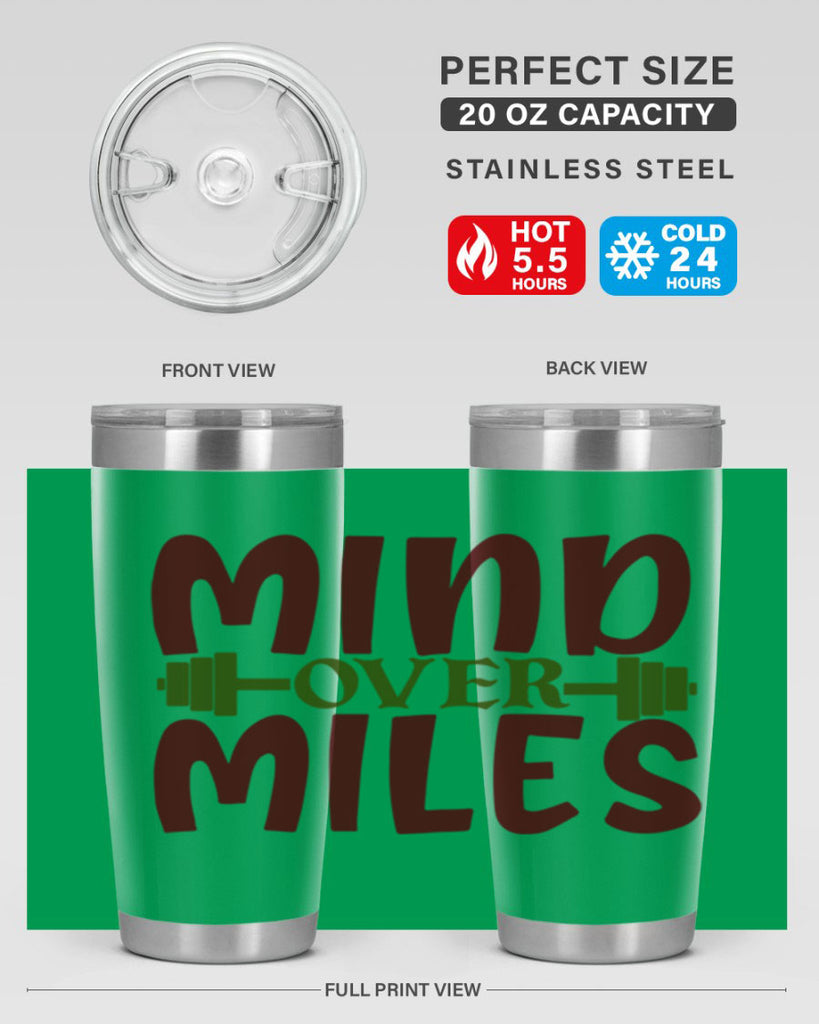 mind over miles 29#- gym- Tumbler