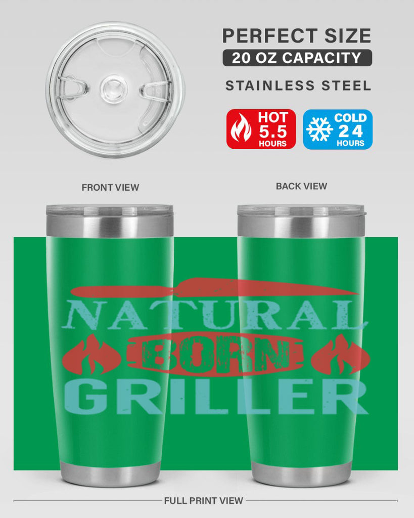 natural born griller 19#- bbq- Tumbler
