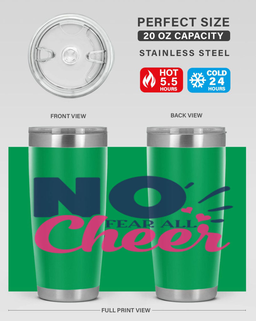 no fear all cheer 1728#- cheer- Tumbler