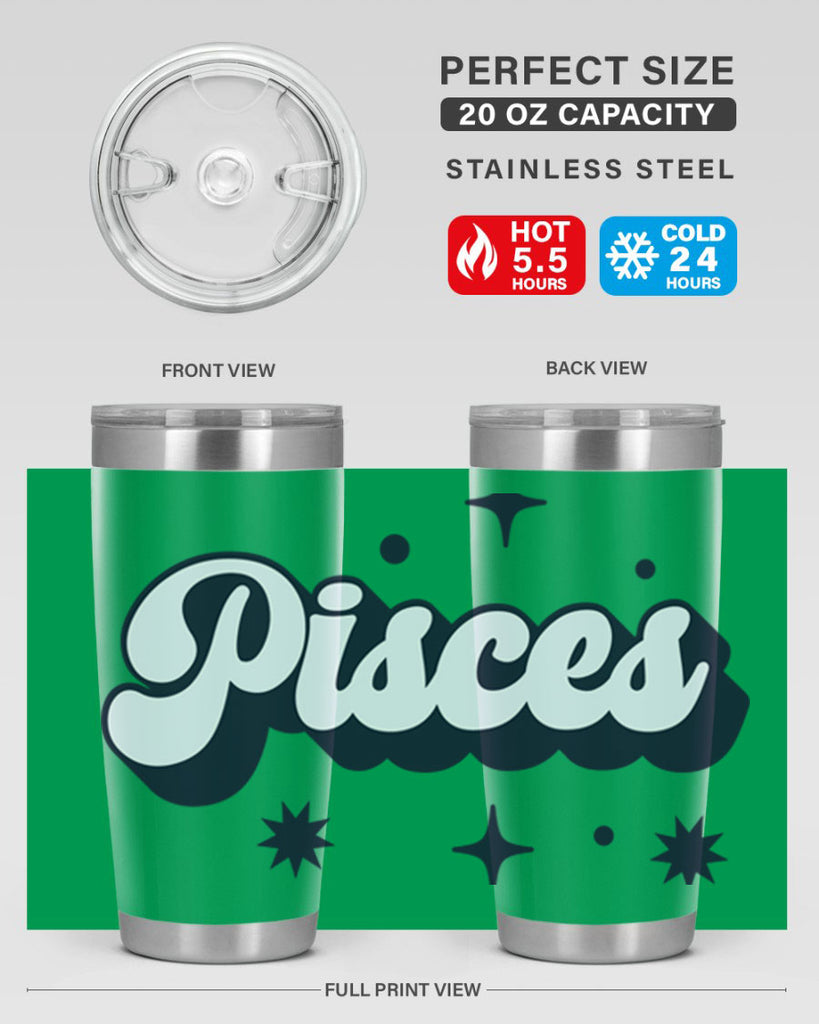 pisces 354#- zodiac- Tumbler