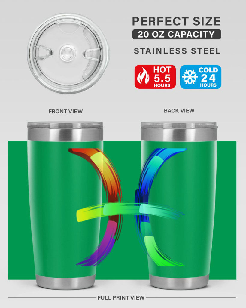 pisces 370#- zodiac- Tumbler