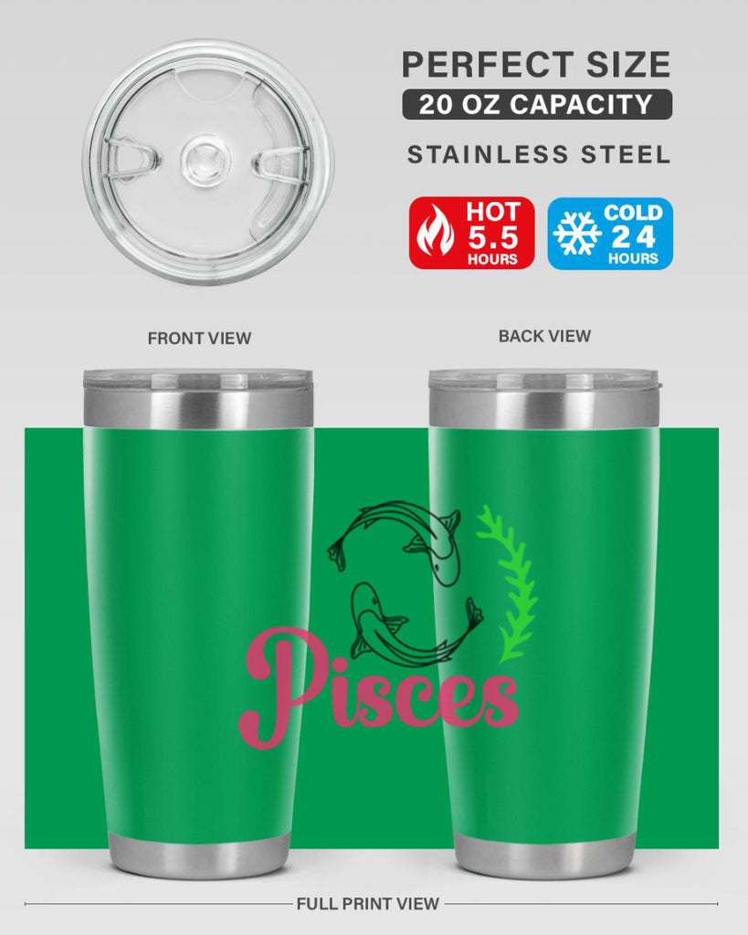 pisces 372#- zodiac- Tumbler