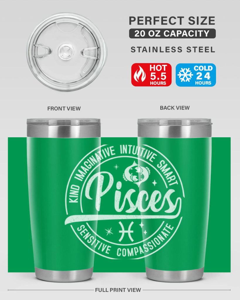 pisces 374#- zodiac- Tumbler