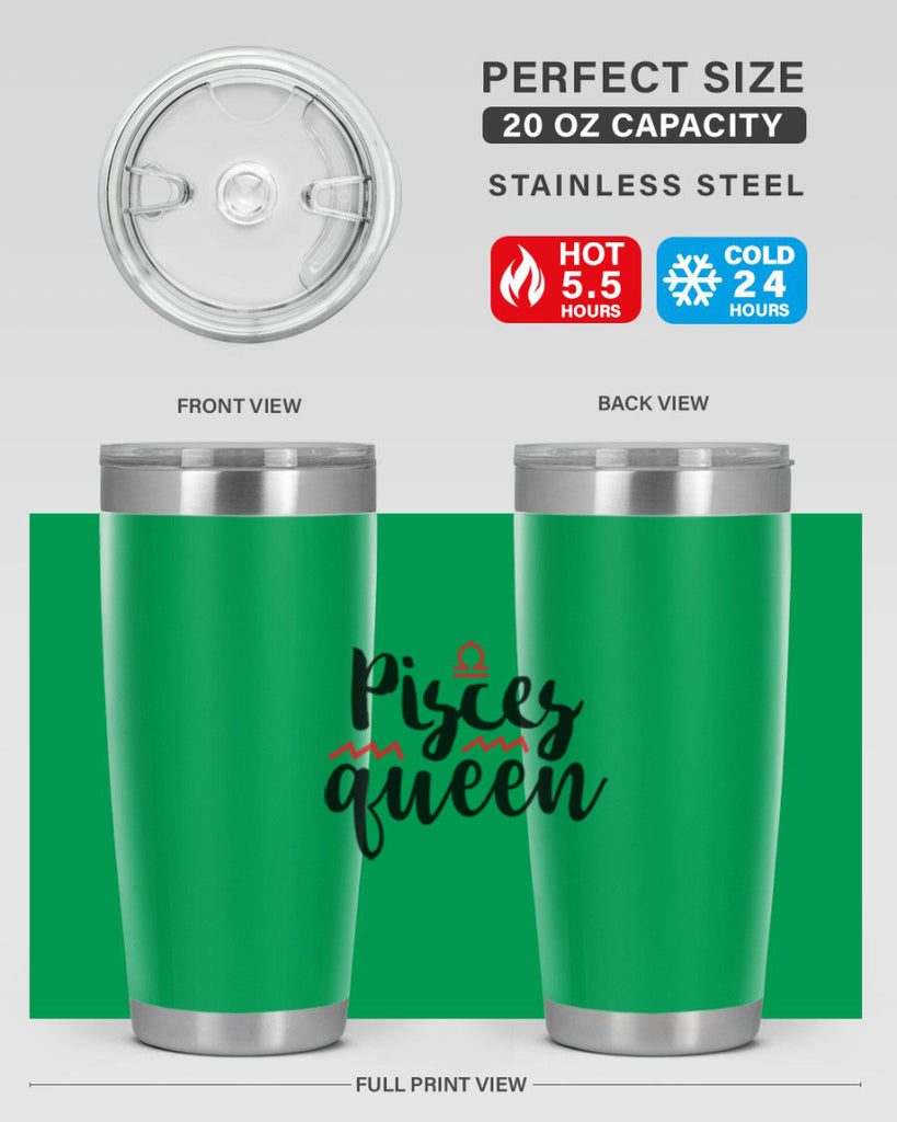 pisces queen 368#- zodiac- Tumbler