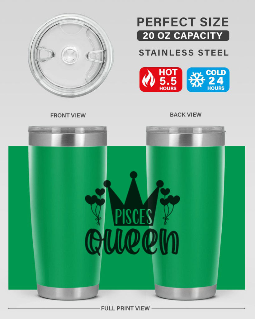 pisces queen 377#- zodiac- Tumbler