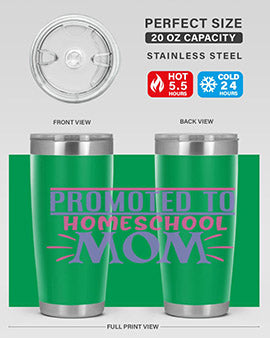 promoted to homeschool mom Style 49#- corona virus- Tumbler