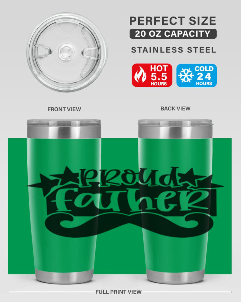 proud father 21#- fathers day- Tumbler