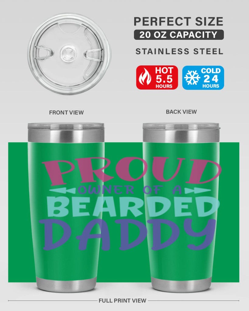 proud owner of a bearded daddy Style 202#- baby- tumbler