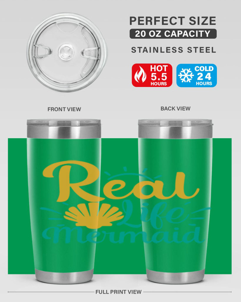 real life mermaid Style 79#- summer- Tumbler