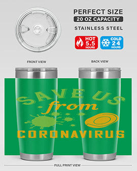 save us from coronavirus Style 24#- corona virus- Tumbler