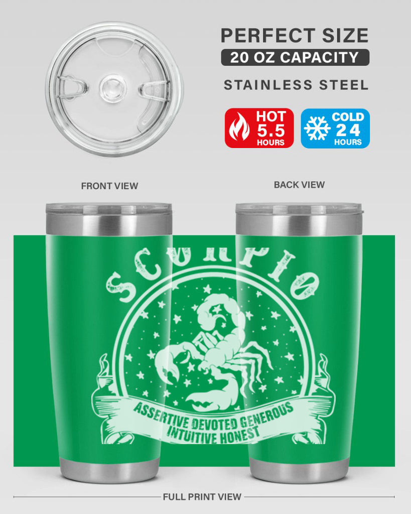 scorpio 30#- zodiac- Tumbler